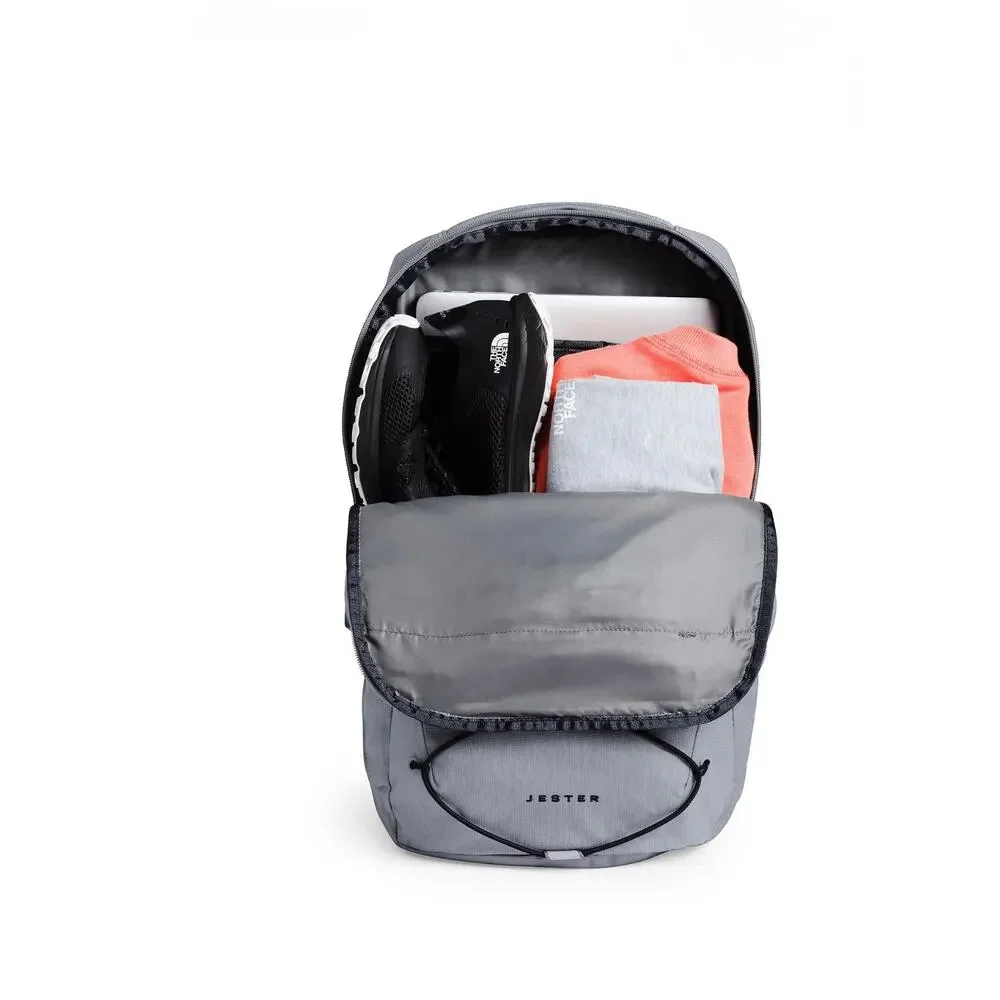 The North Face Men's Jester Laptop Backpack in Mid Gray Dark Heather